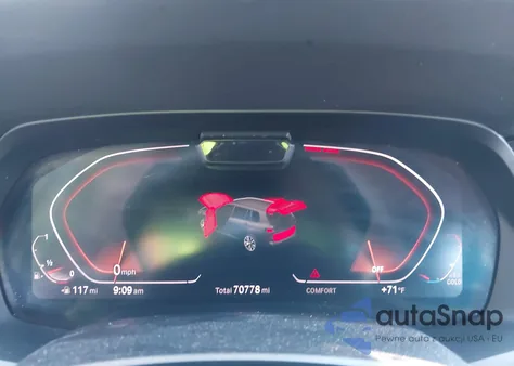 2020 BMW X7 xDrive40I z USA, uszkodzony, nr VIN 5UXCW2C09L9A01443